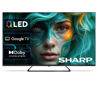 Sharp 55HP6765E 55" QLED 4K Google TV Dolby Vision Dolby Atmos HDMI 2.1 DVB-T2 - Kup na Raty - RRSO 0%