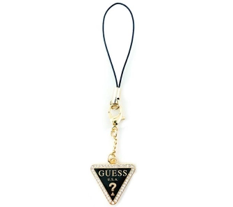 Zawieszka do telefonu Guess Triangle Diamond Charm with Rhinestones Złoty