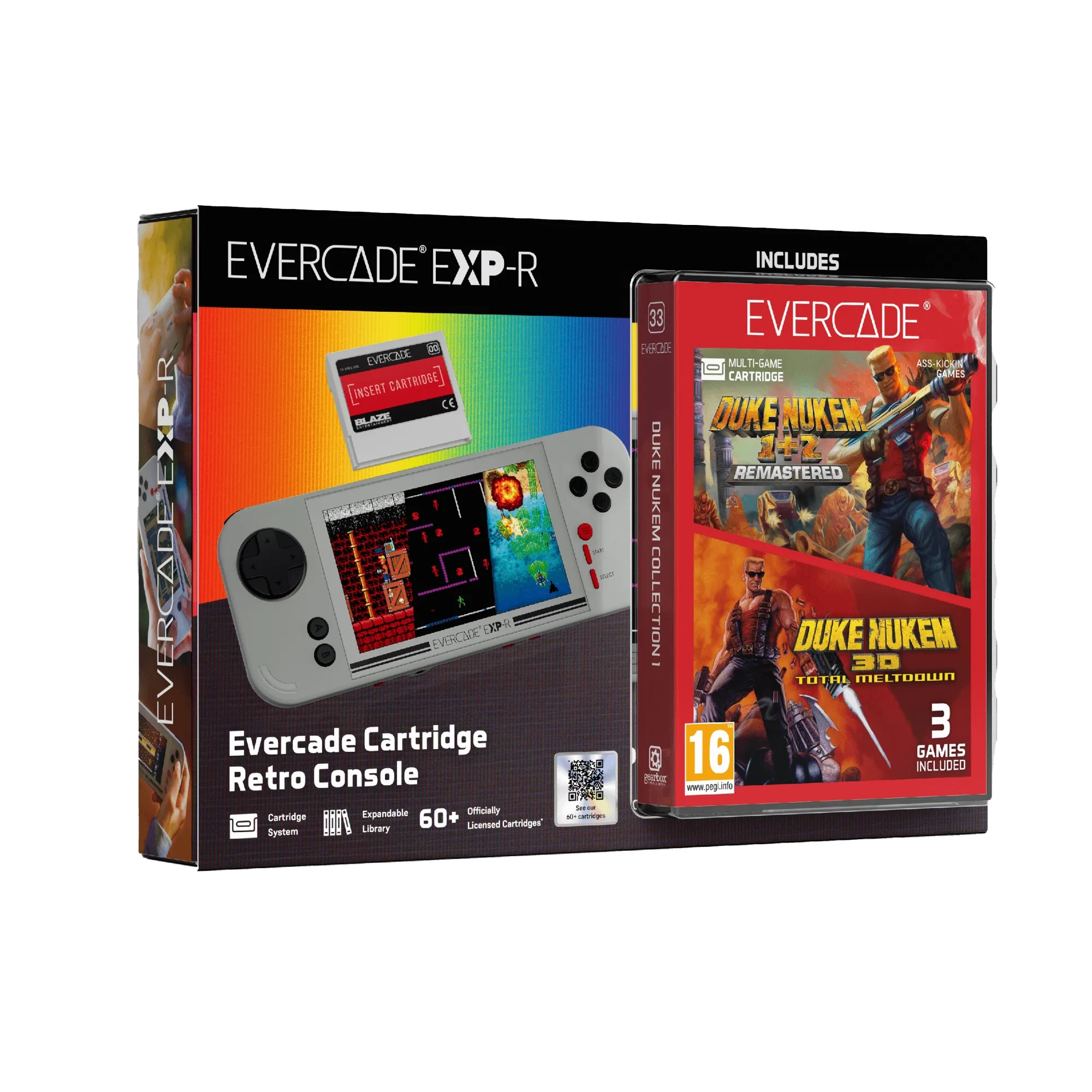 Konsola Evercade EXP-R + Duke Nukem Collection 1