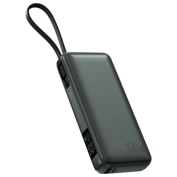 Powerbank 4smarts Enterprise 20000mAh 100W Wbudowany kabel USB-C Szary