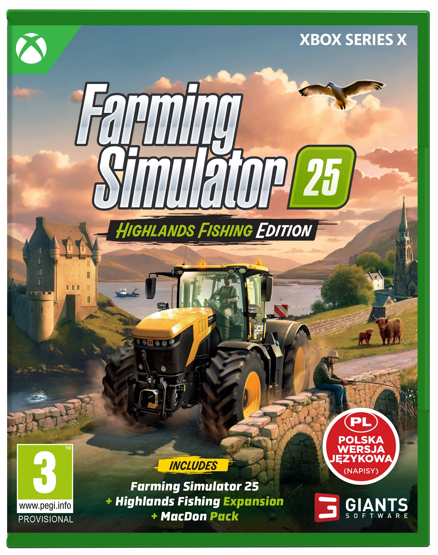 Farming Simulator 25 Highlands Fishing Edition Gra na Xbox Series X