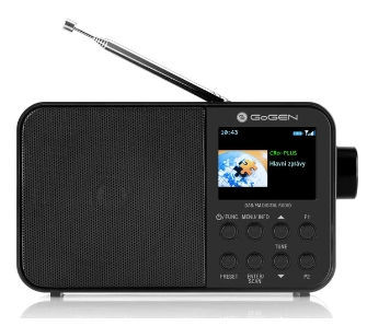Radioodbiornik GoGEN DAB 500 BTC Radio FM DAB+ Czarny