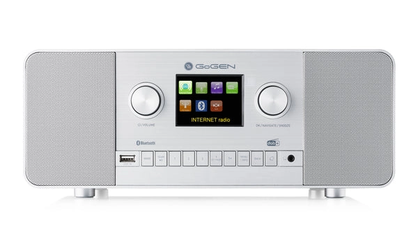 Radioodbiornik GoGEN IR 257 BTDAB Radio FM DAB+ Internetowe Czarny/Srebrny