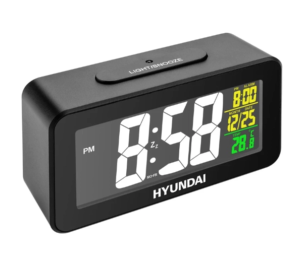 Budzik HYUNDAI AC 322 B Czarny