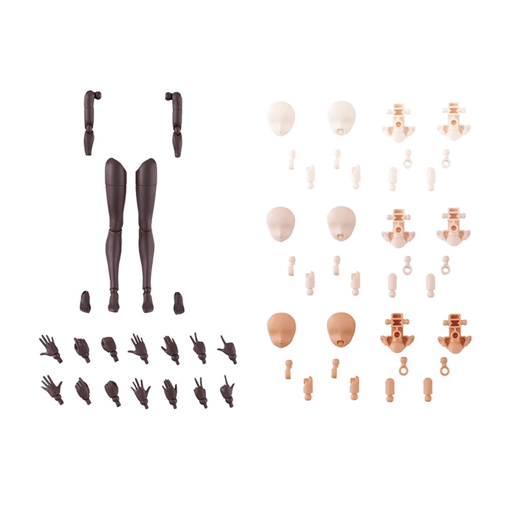 Model do składania Bandai 30MS OPTION BODY PARTS ARM PARTS & LEG PARTS (BROWN)