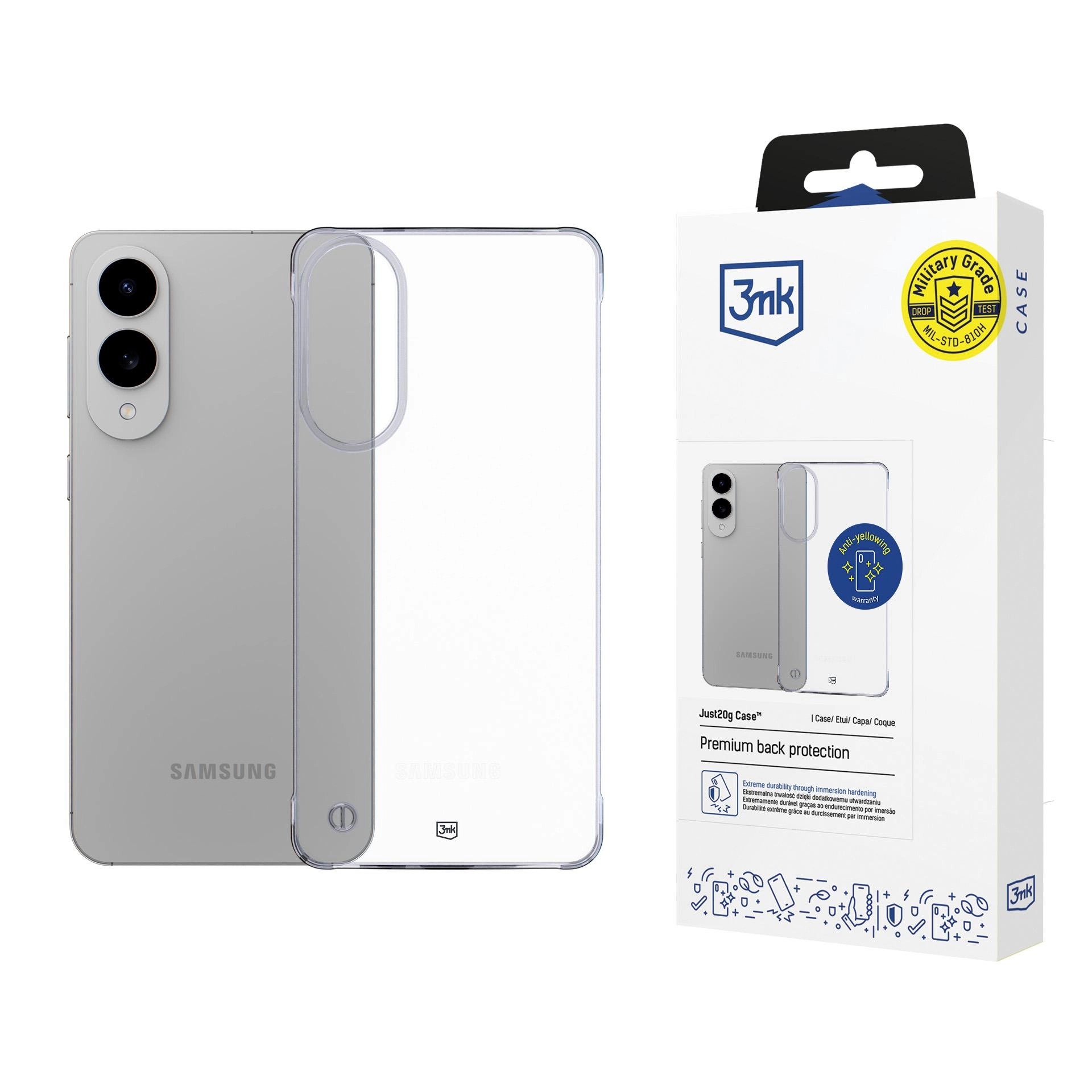 Etui 3mk Just20g Clear Case do Samsung Galaxy S25 Edge