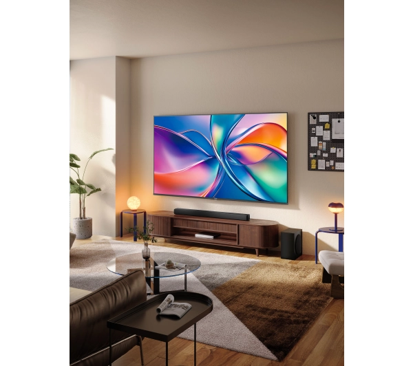 Hisense 65E7Q  65" QLED 4K Smart TV Funkcje AI Dolby Vision Dolby Atmos HDMI 2.1 DVB-T2 - Kup na Raty - RRSO 0%