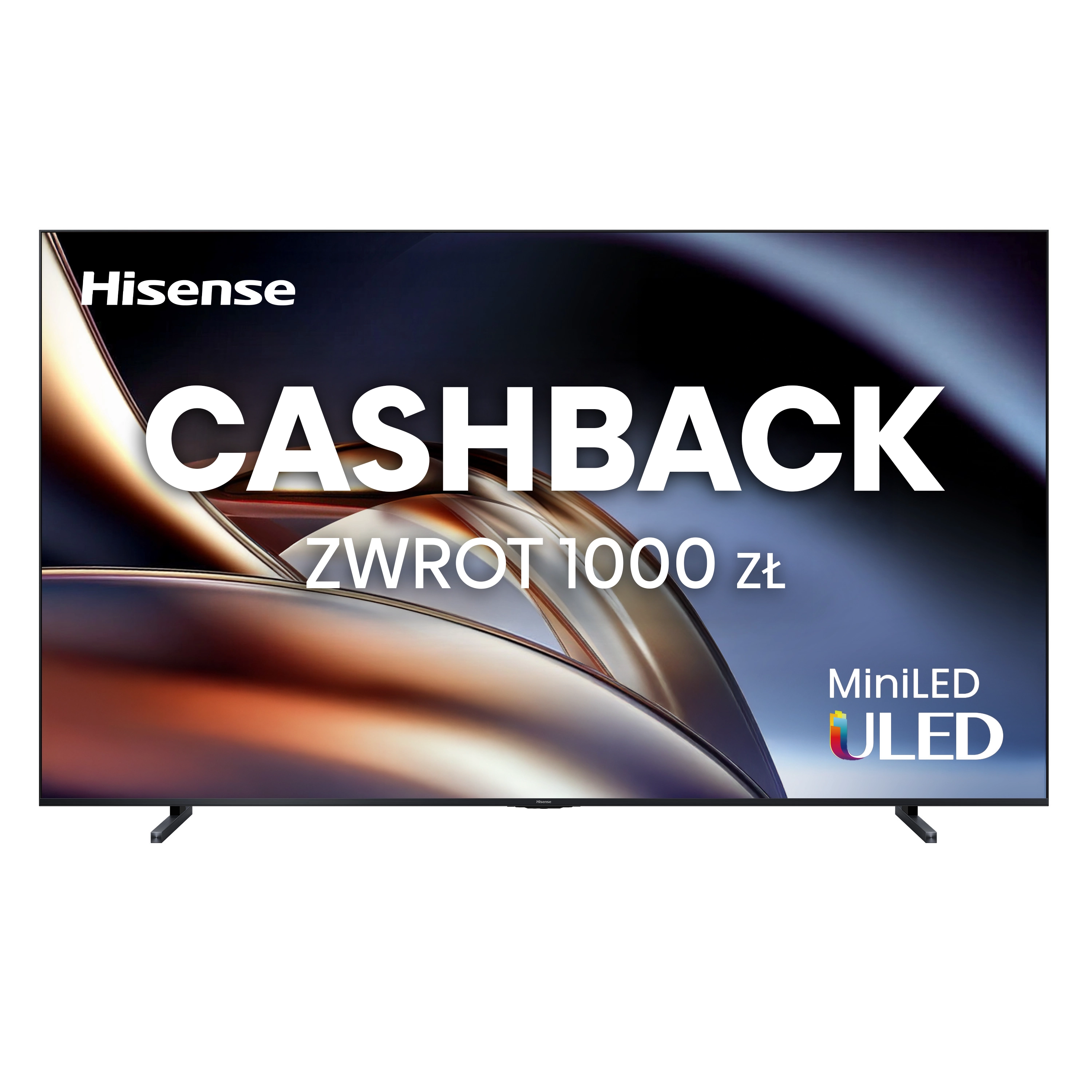 Telewizor Hisense 75U8Q  75" ULED MiniLED 4K 165Hz Smart TV Funkcje AI Dolby Vision Dolby Atmos HDMI 2.1 DVB-T2