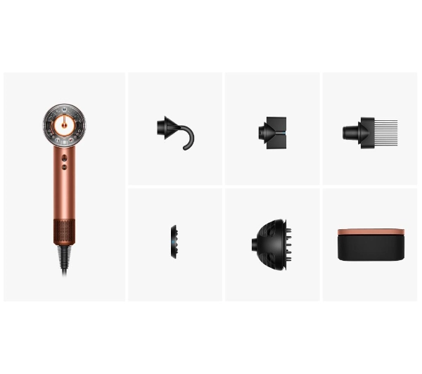 Dyson Supersonic Nural Curly+Coily 143709-01 Jonizacja Dyfuzor Zimny nawiew 1600W 3 prędkości 4 temperatury - ⚡ BESTSELLERY ⚡ - Kup na Raty - RRSO 0%