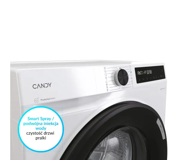 Candy ProWash 500 BR 411BL9-S Funkcje AI 11kg 1400obr/min Zdalne starowanie - TRZECI -55%, ALBO 5-TY ZA 1ZŁ - Kup na Raty - RRSO 0%
