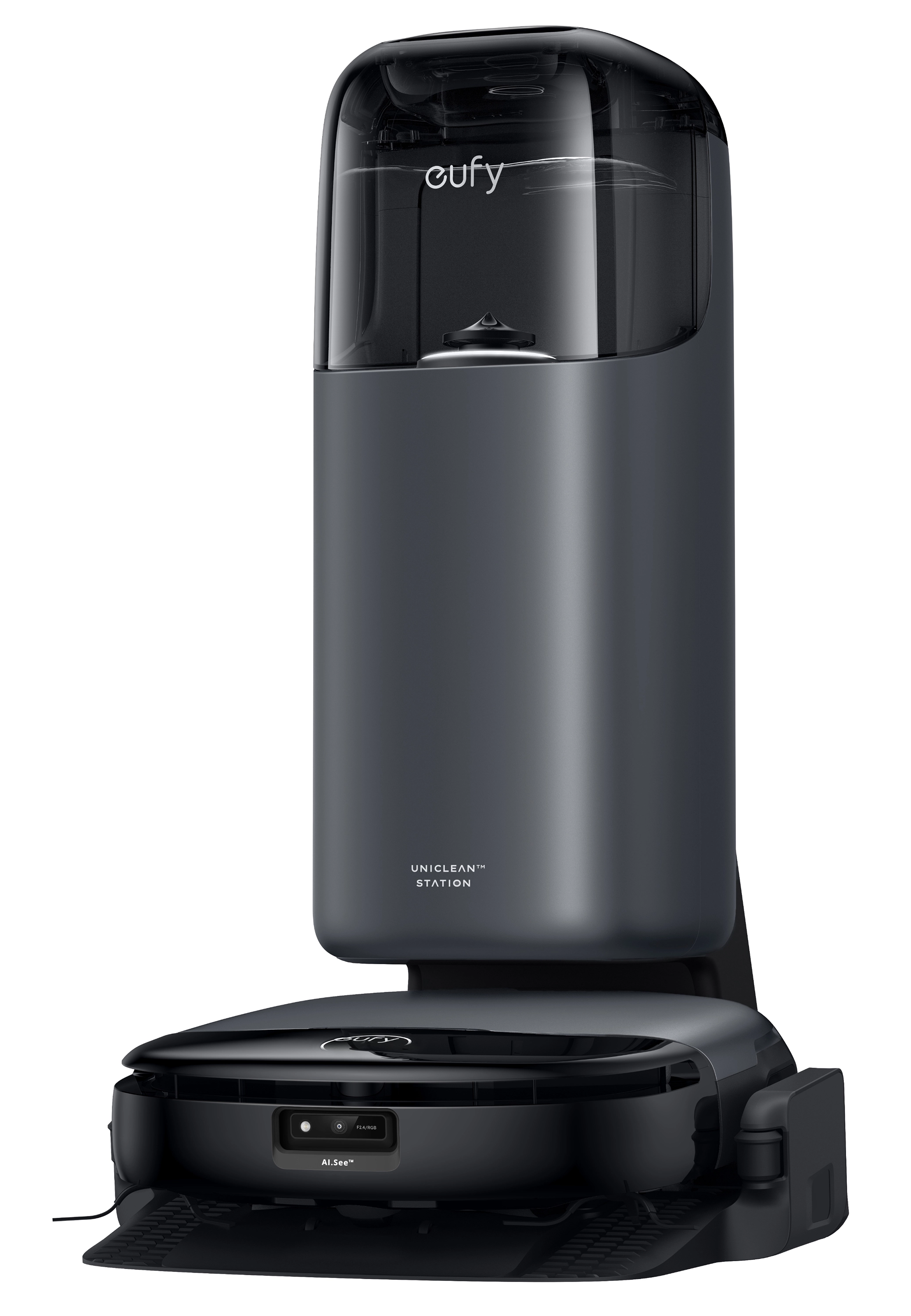 Robot sprzątający eufy Omni S1 Funkcja mopowania Stacja oczyszczająca Tworzenie mapy pomieszczenia 57dB Czarny AI