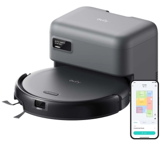 Robot sprzątający eufy C10 Stacja oczyszczająca Tworzenie mapy pomieszczenia 51dB Czarny