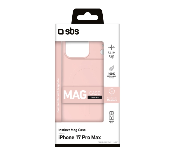 SBS Instinct Mag do iPhone 17 Pro Max Różowy