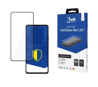 Szkło hartowane 3mk HardGlass Max Lite Black do Poco X5 Pro 5G