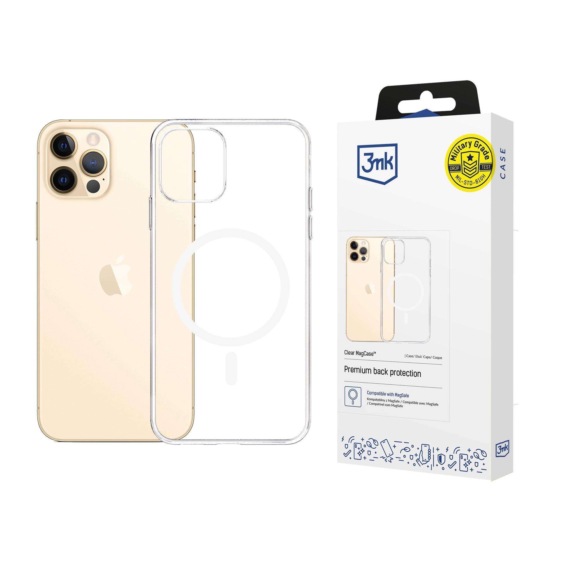 Etui 3mk Clear MagCase do Apple iPhone 12 Pro Max