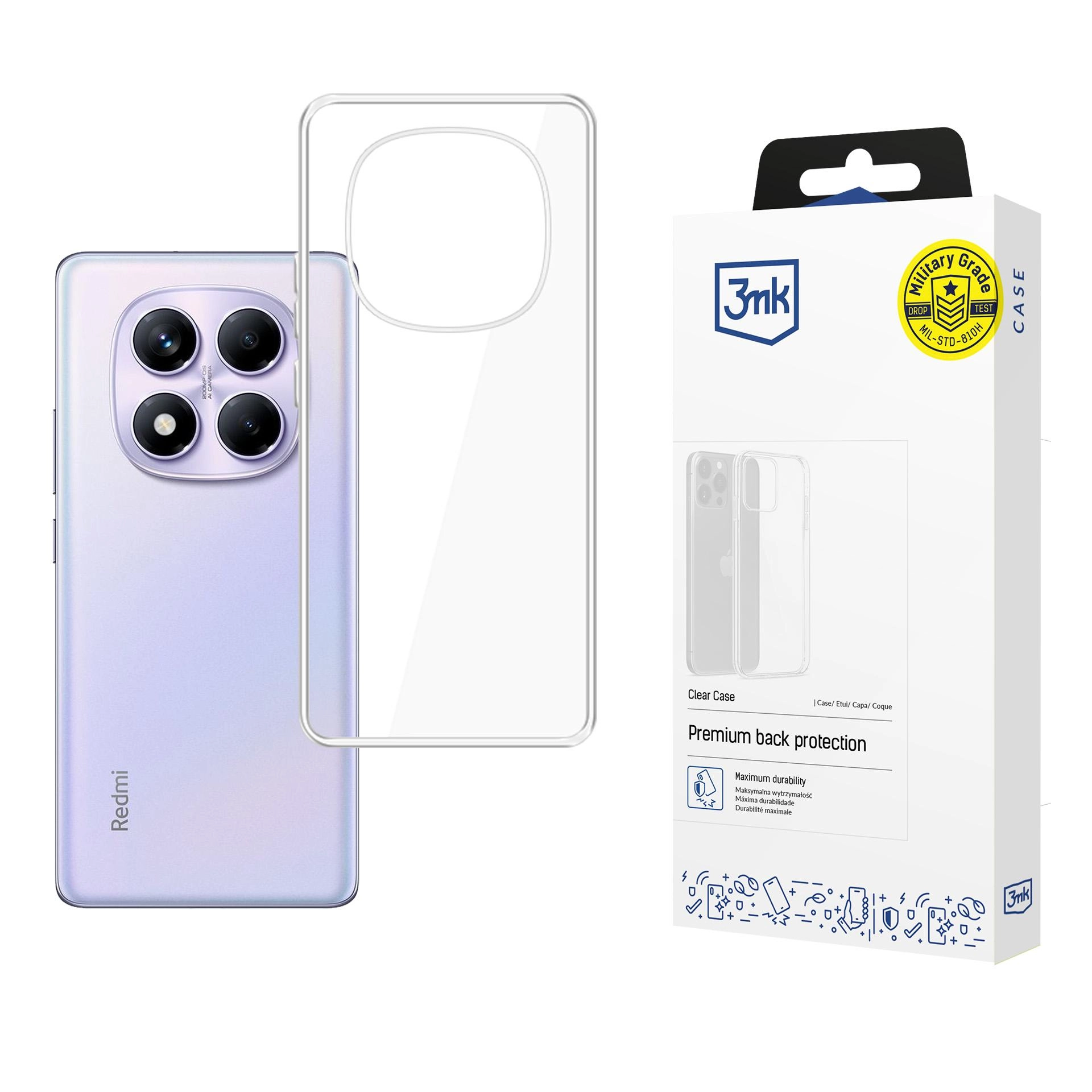 Etui 3mk Clear Case do Redmi Note 14 Pro 4G