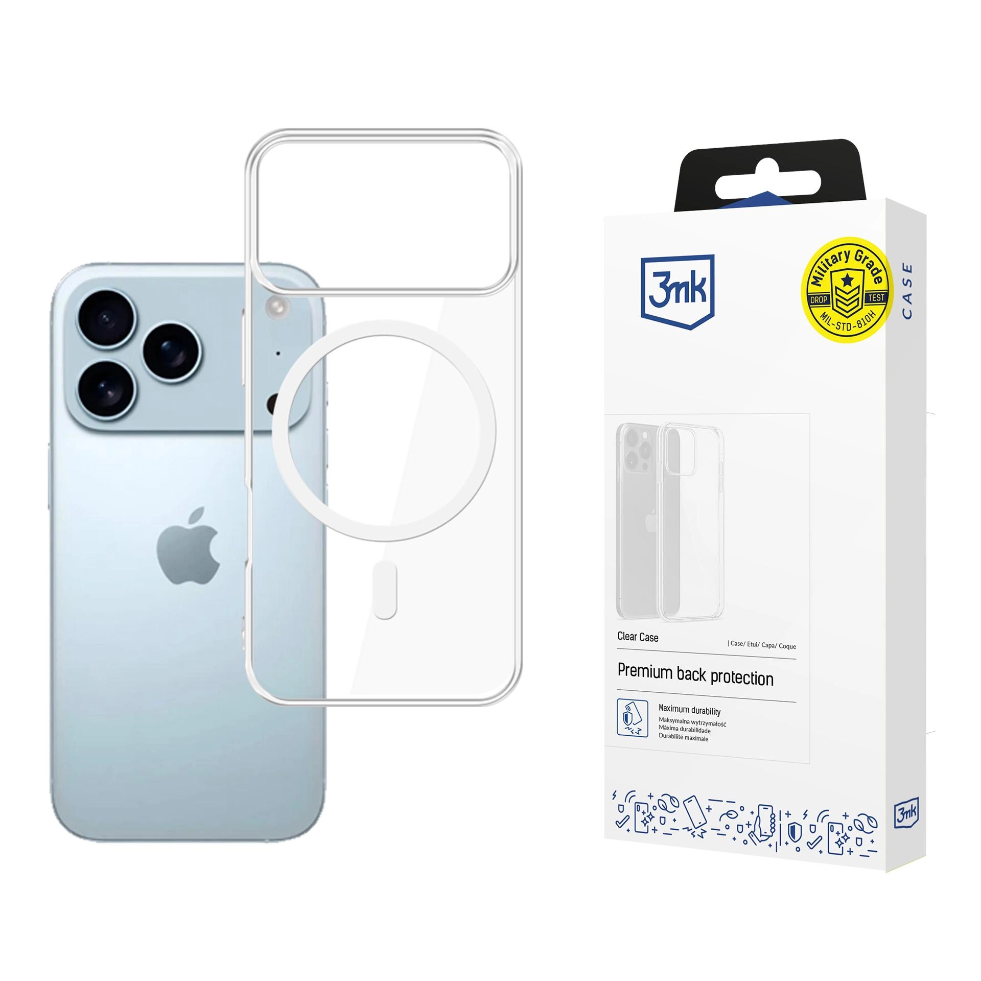 Etui 3mk Clear MagCase do Apple iPhone 17 Pro