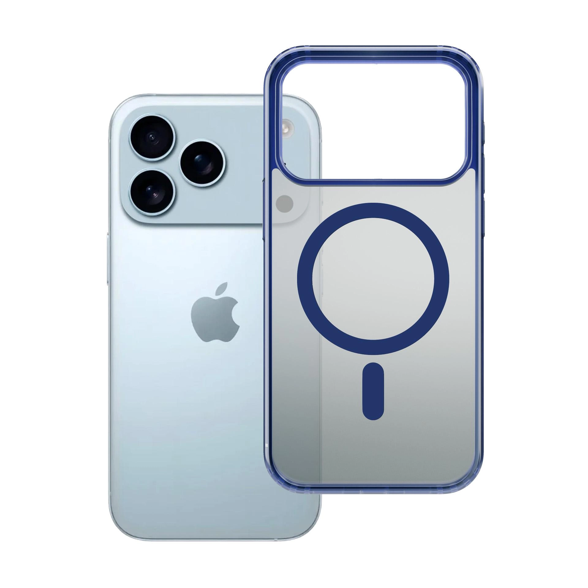 Etui 3mk Frosty MagCase Blue do Apple iPhone 17 Pro Max