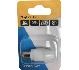Wtyk antenowy TechniSat 0000/3360 Złącze TV męskie plastikowe