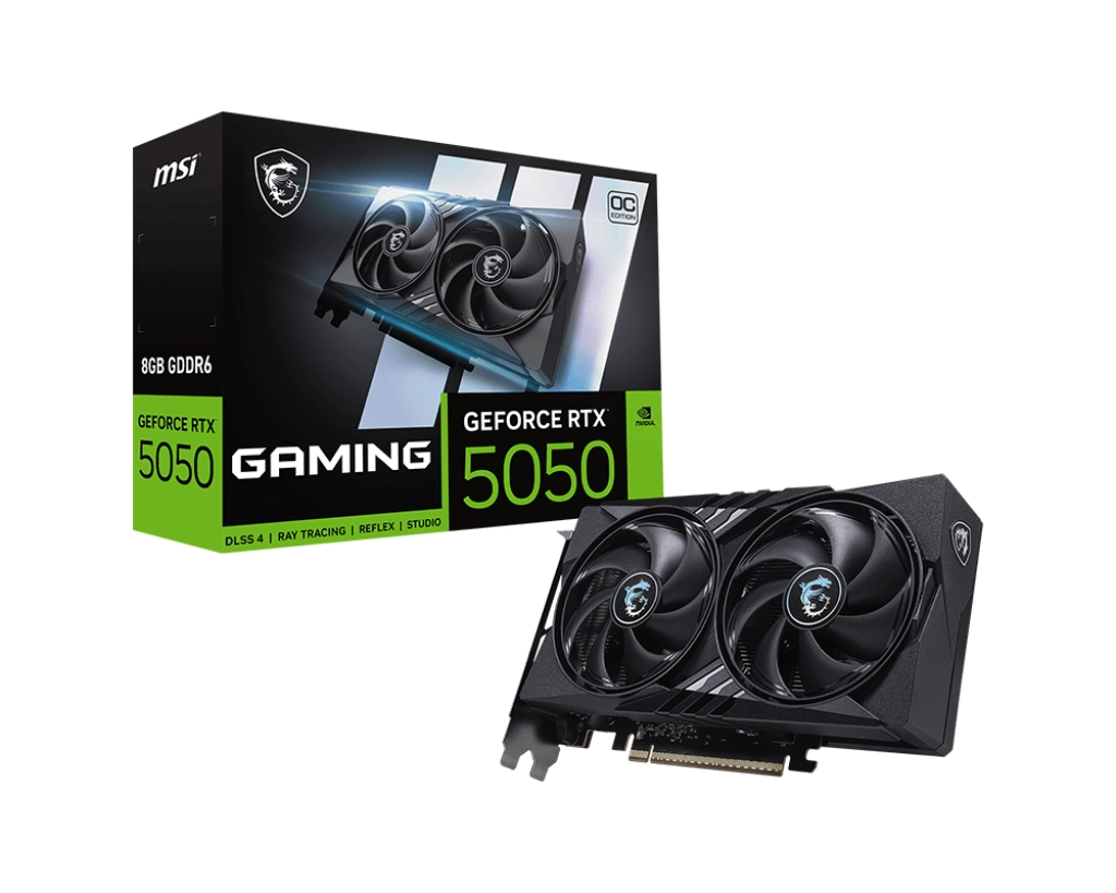 Karta graficzna MSI GeForce RTX 5050 8G GAMING OC 8GB GDDR6 128bit DLSS 4