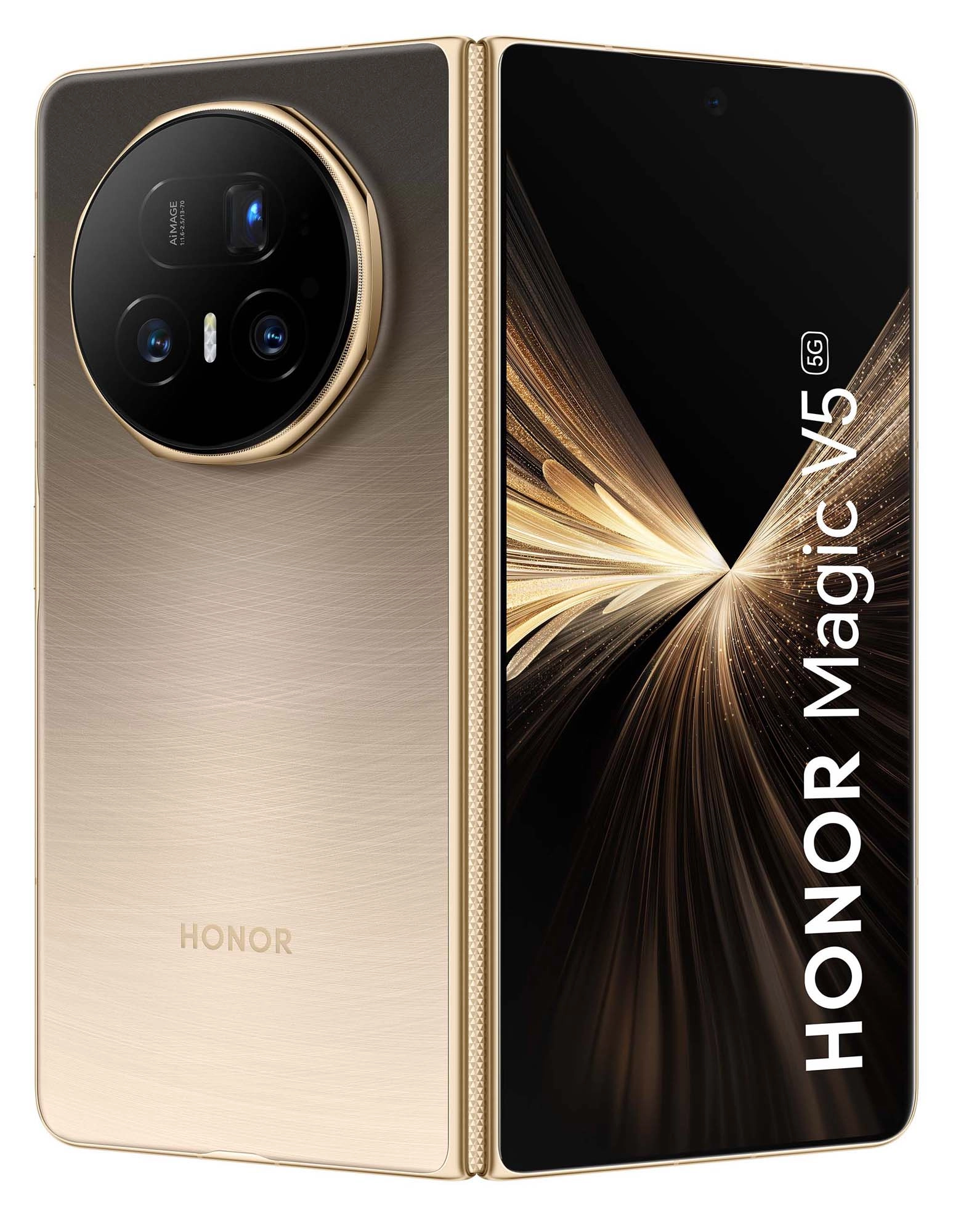 スマートフォン本体 HONOR MAGIC V5 Warm White 16-521GB Smartfon HONOR Magic V5 16/512GB | Nowość | Wariant 16/512GB