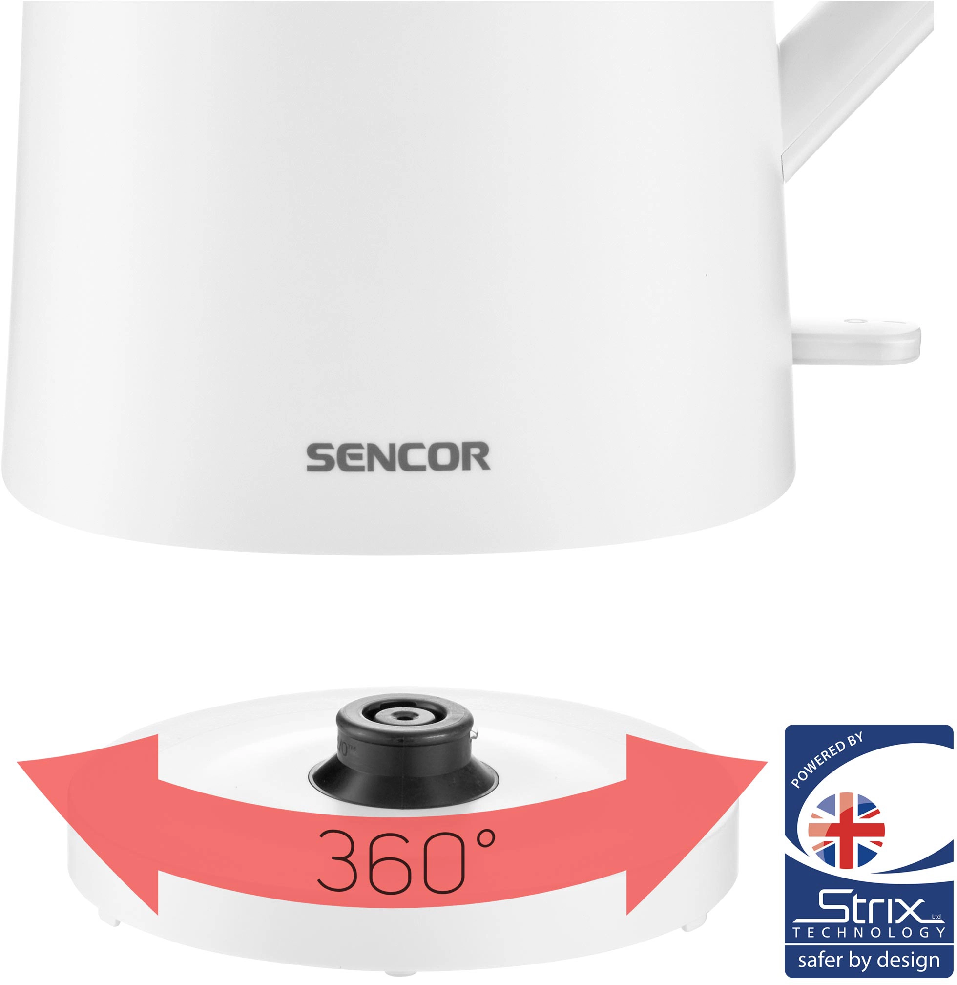 фото Електрочайник Sencor SWK 0550WH