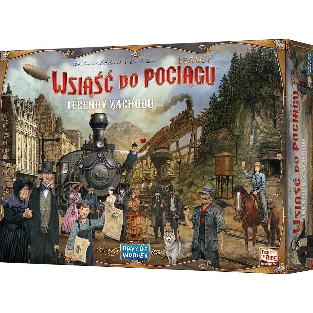 Gra planszowa Wsiąść do Pociągu: Legacy - Legendy Zachodu