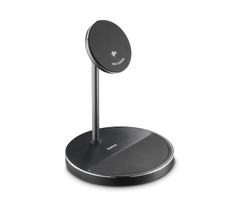 Ładowarka indukcyjna Hama Standard 2w1 QI2 FC Czarny