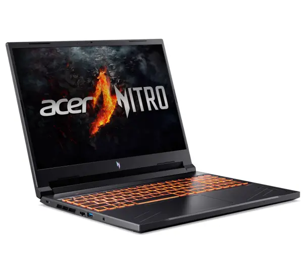 Acer Nitro V 16 ANV16-41 16" 165Hz R5 8645HS 16GB RAM 512GB Dysk SSD RTX3050 Win11 Czarny Funkcje AI - ⚡ EURO HIT CENOWY! ⚡ - Kup na Raty - RRSO 0%