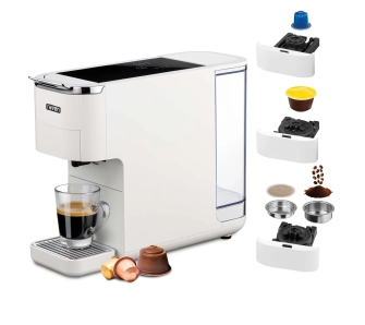 Ekspres Raven EEK001B Biały 3 adaptery do kawy