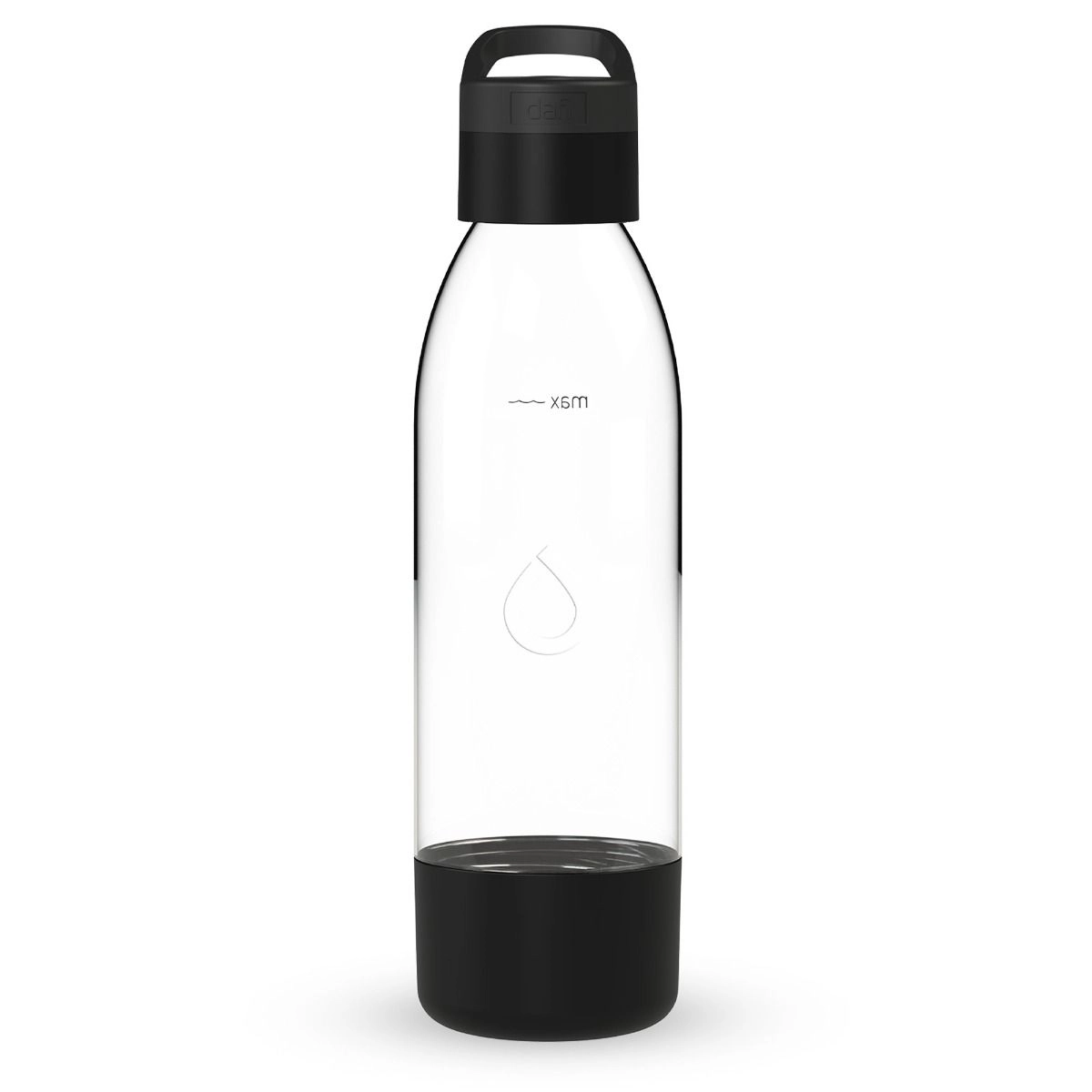 Butelka Dafi PushAir 0,7l Czarny