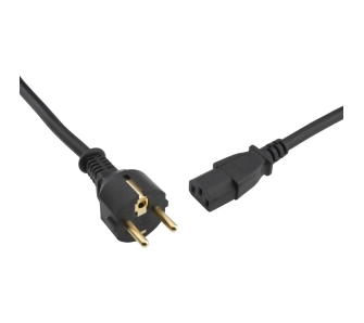 Kabel zasilający Oehlbach 17041 Powercord C13 3m Czarny