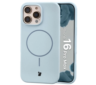 Bizon Soft z MagSafe do Apple iPhone 16 Pro Max Jasnoniebieski