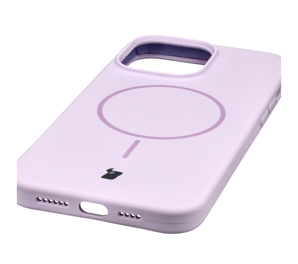 Bizon Soft z MagSafe do Apple iPhone 14 Pro Max Fioletowy