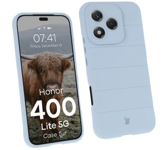 Etui Bizon Tur do Honor 400 Lite 5G Jasnoniebieski