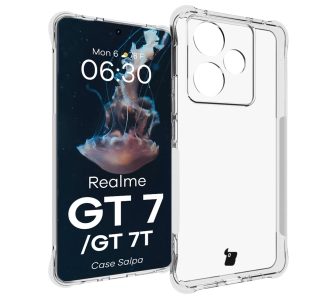 Etui Bizon Salpa do Realme GT 7 / Realme GT 7T Przezroczysty