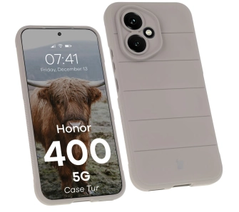 Etui Bizon Tur do Honor 400 5G Jasnoszary