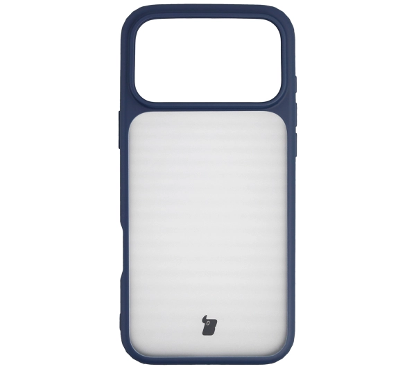 Bizon Angelo do Apple iPhone 17 Pro Max z niebieską ramką