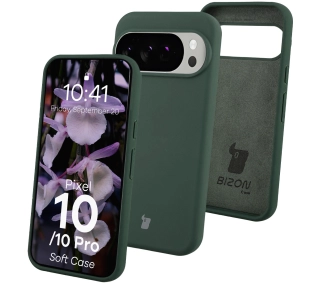 Bizon Soft do Google Pixel 10 / Google Pixel 10 Pro Ciemnozielony
