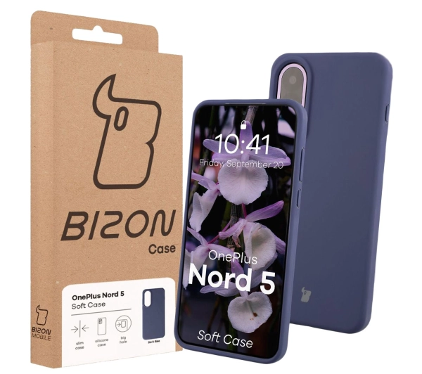 Bizon Soft do OnePlus Nord 5 Granatowy
