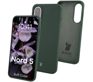 Bizon Soft do OnePlus Nord 5 Ciemnozielony