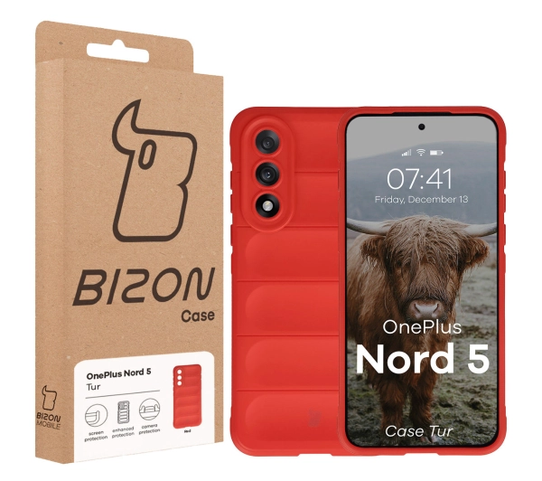 Bizon Tur do OnePlus Nord 5 Czerwony