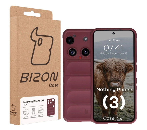 Bizon Tur do Nothing Phone 3 Ciemnofioletowy