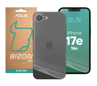 Folia hydrożelowa Bizon na tył i przód Bizon Glass Hydrogel Pack do Apple iPhone 16e/17e