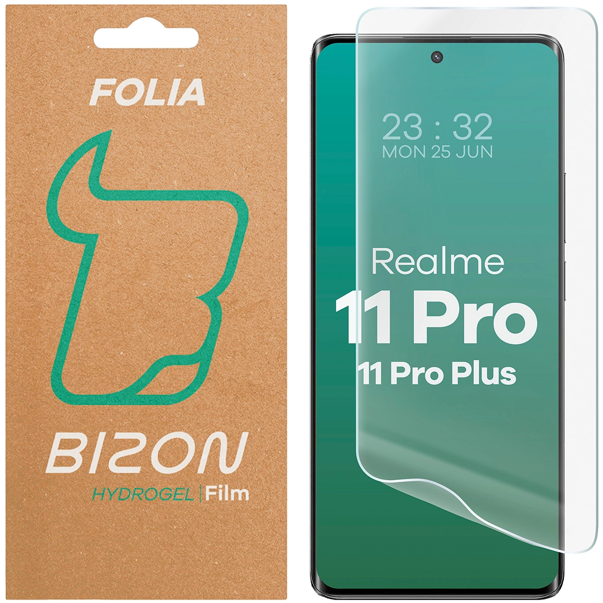 Folia hydrożelowa Bizon na ekran Hydrogel Front do Realme 11Pro/11Pro+ 1 sztuka