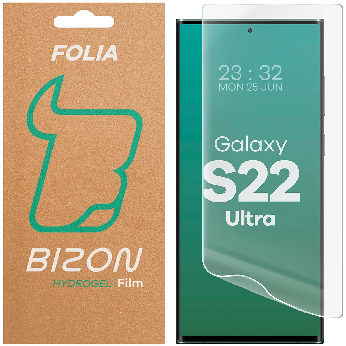 Folia hydrożelowa Bizon na ekran Hydrogel Front do Samsung Galaxy S22 Ultra 1 sztuka