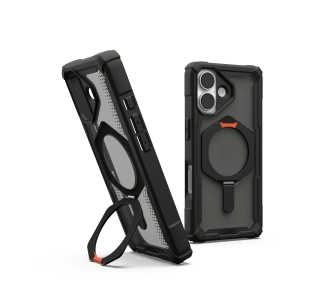 Etui UAG Plasma XTE z MagSafe do iPhone 17 Black Pop Orange