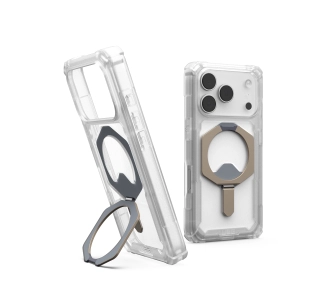 Etui UAG Plasma XTE z MagSafe do iPhone 17 Pro Clear Titanium