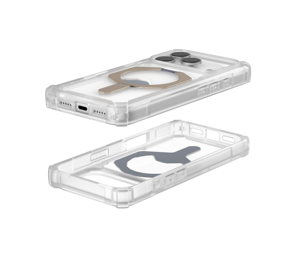 UAG Plasma XTE z MagSafe do iPhone 17 Pro Clear Titanium