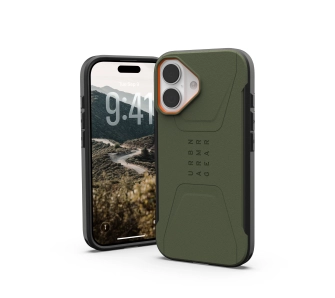 Etui UAG Civilian z MagSafe do iPhone 17 Olive Orange